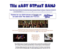 Tablet Screenshot of easystreetband.com